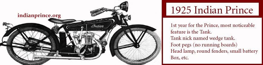 1925 Indian Prince Data