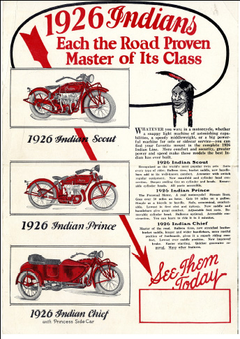1926 Silver Jubilee ad for the Indian Prince