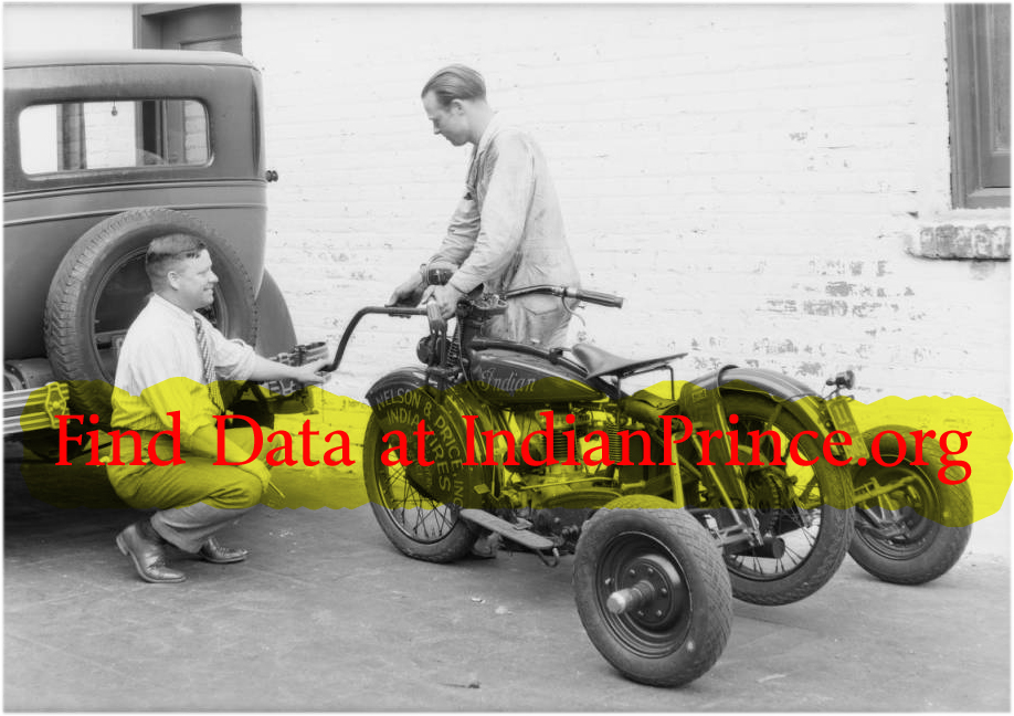 Indian Prince three wheeler conversion